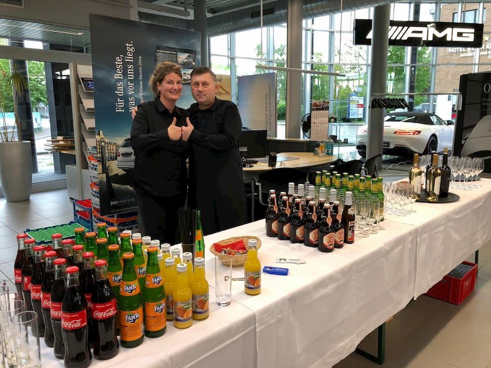 catering mit getraenke